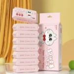 64 pcs Mini Wet Wipes Disposable Travelling Tissue Personal Care