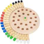 Wooden memory game