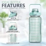 Transparent Motivational Timer Bottle set of 3 Personal Care - Image 2