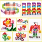 120 pcs Wooden Domino Game Toys - Image 4