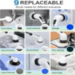 9 In 1 Spin Scrubber Cleaning Brush Mop Cleaning Accessories - Image 2