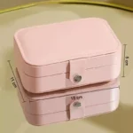 PU Big Jewellery Box Jewelry Organiser cosmetic Bags - Image 3