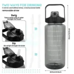 Transparent Motivational Timer Bottle set of 3 Personal Care - Image 3