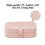 PU Big Jewellery Box Jewelry Organiser cosmetic Bags - Image 4