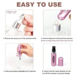 5 ml mini Perfume Spray Bottle 5 pcs - Image 4