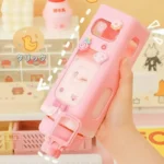 700ML Wter Bottle With Straw And Sticker - Image 3