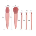 Makeup brush set with mirror case - Image 4