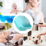 Silicon shower bath body brush with dispenser - Image 4