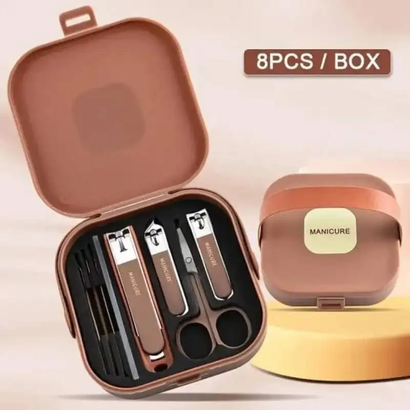BhukTeji-1-8-in-1-Manicure-Set- S187 8 in 1 Manicure Set Personal Care-BhukTeji - Image 1
