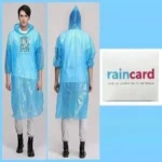 Pocket Size Waterproof Rain Card Outdoor 5 pcs-BhukTeji