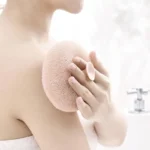 Round loofah scrubbing brush Personal Care-BhukTeji