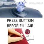 Air Inflammable Velvet Travel Pillow Neck Pillow Intex Pillow Personal Care-BhukTeji - Image 2