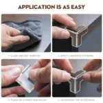 T Shape Baby Safety Protection table Corner 5 pcs Baby Products-BhukTeji - Image 6