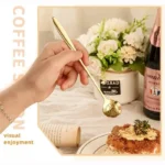 4 pcs Golden Spoon Set Kitchenware-BhukTeji - Image 4