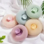 Round loofah scrubbing brush Personal Care-BhukTeji - Image 2