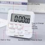 Digital Kitchen Timer Alarm Clock Home Improvement-BhukTeji - Image 2