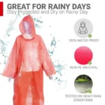 Pocket Size Waterproof Rain Card Outdoor 5 pcs-BhukTeji - Image 5