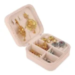 PU Mini Jewellery Box Jewelry Organiser cosmetic Bags-BhukTeji
