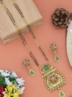 Ghoonghat Look Rajputi Jhalar Mangalsutra-BhukTeji