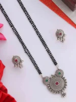 Solitaire Pendant Indo-Western Mangalsutra-BhukTeji