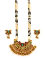 Pakke Kale Moti Piroya Mangalsutra-BhukTeji - Image 2