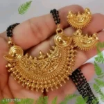 Chhand mangalsutra-Antique Kundan Studded Wedding Mangalsutra-BhukTeji - Image 2