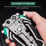 18 In 1 Folding Wire Stripper Tool Automotive-BhukTeji - Image 4
